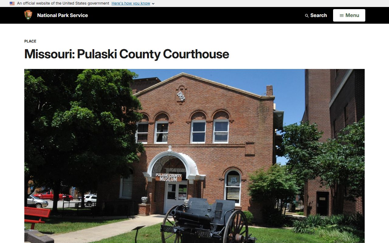 Pulaski County court records historic Route 66 courthouse